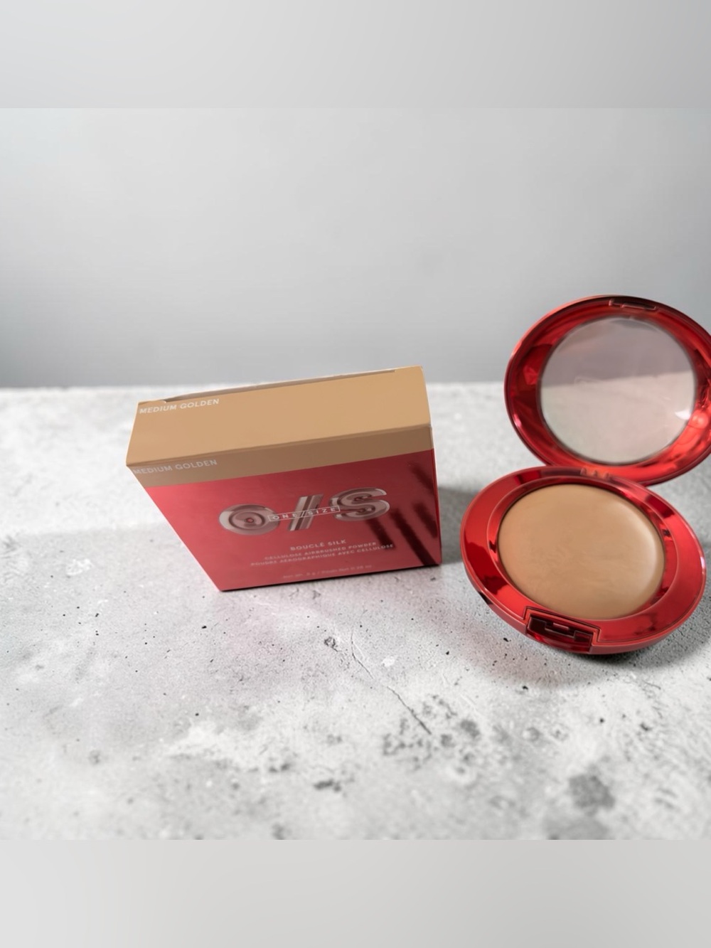 ONE/SIZE Bouclé Silk Talc-Free Finishing Airbrush Powder - MEDIUM GOLD- NEW BNIB
